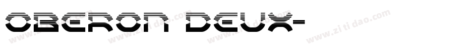 Oberon Deux字体转换